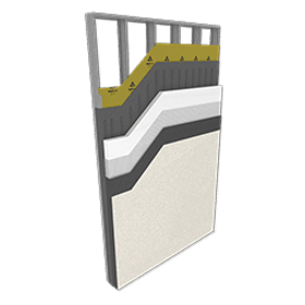 Exterior insulation and finish system panel wall