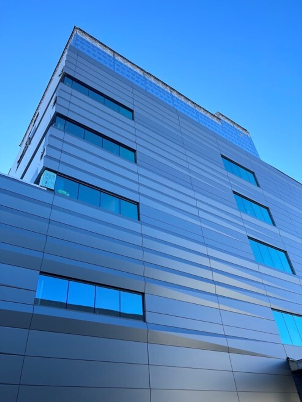 Close-up of Carolinas Rehab Exterior finish