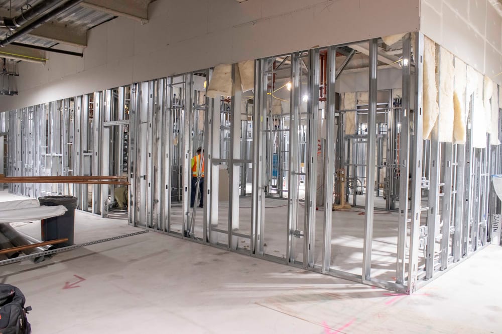 Prefabricated interior panel system installation