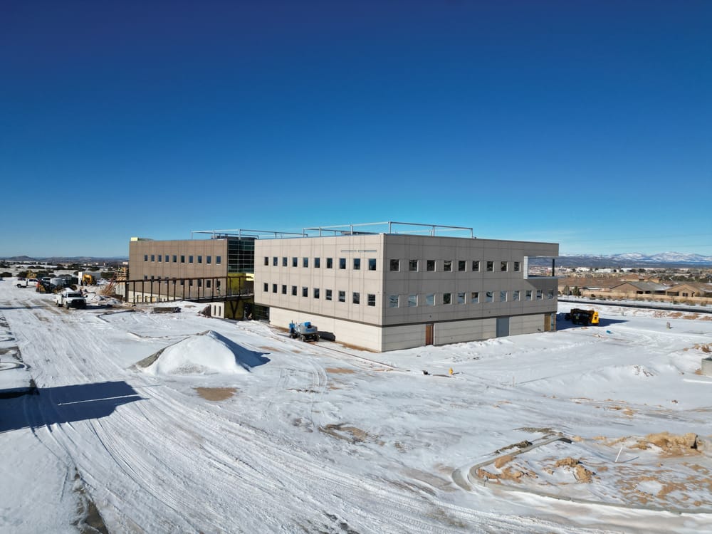 Street view of medical office building