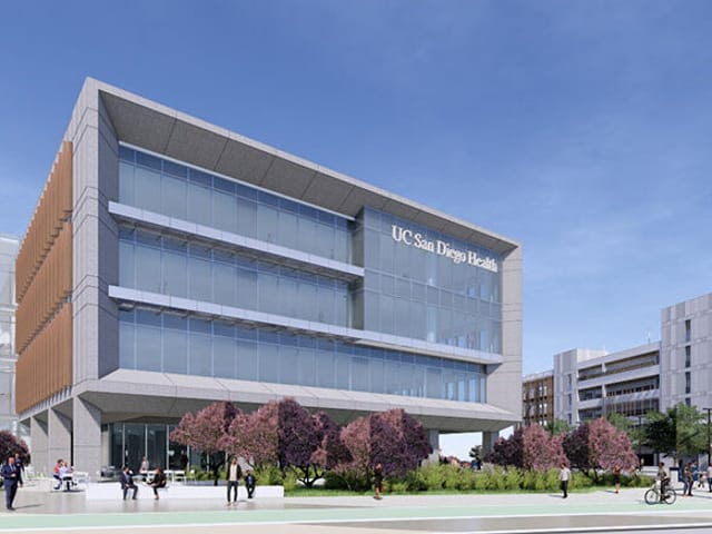 Exterior rendering of UCSD Hillcrest Campus Redevelopment