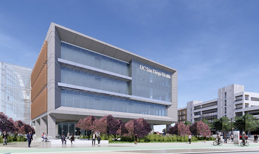Exterior rendering of UCSD Hillcrest Campus Redevelopment