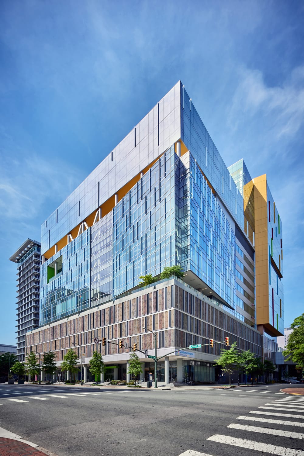 Finished exterior of image of Children's Hospital of Richmond