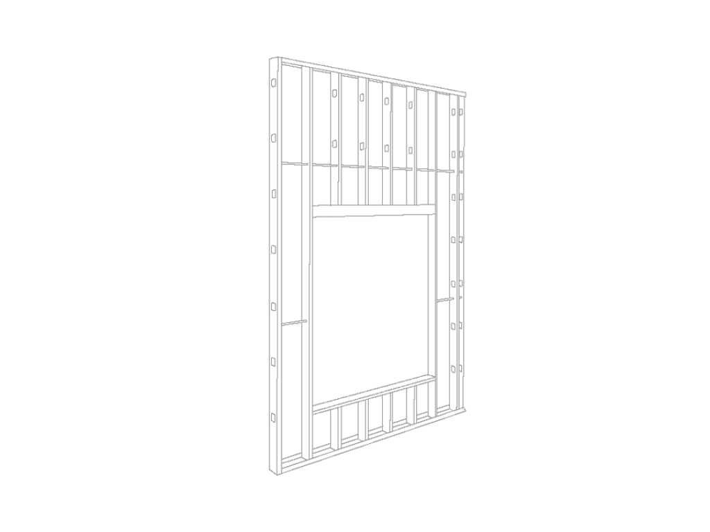 X-Series Exterior Panelized System Outline Graphics