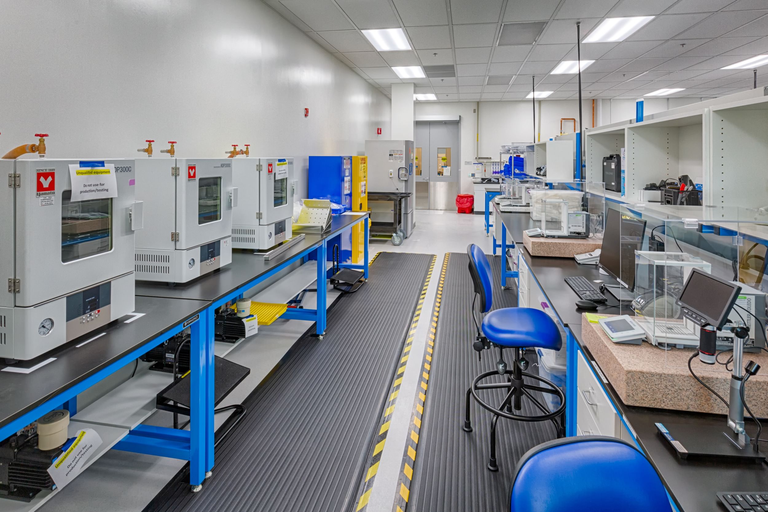 Lab room for Cepheid Lodi project site