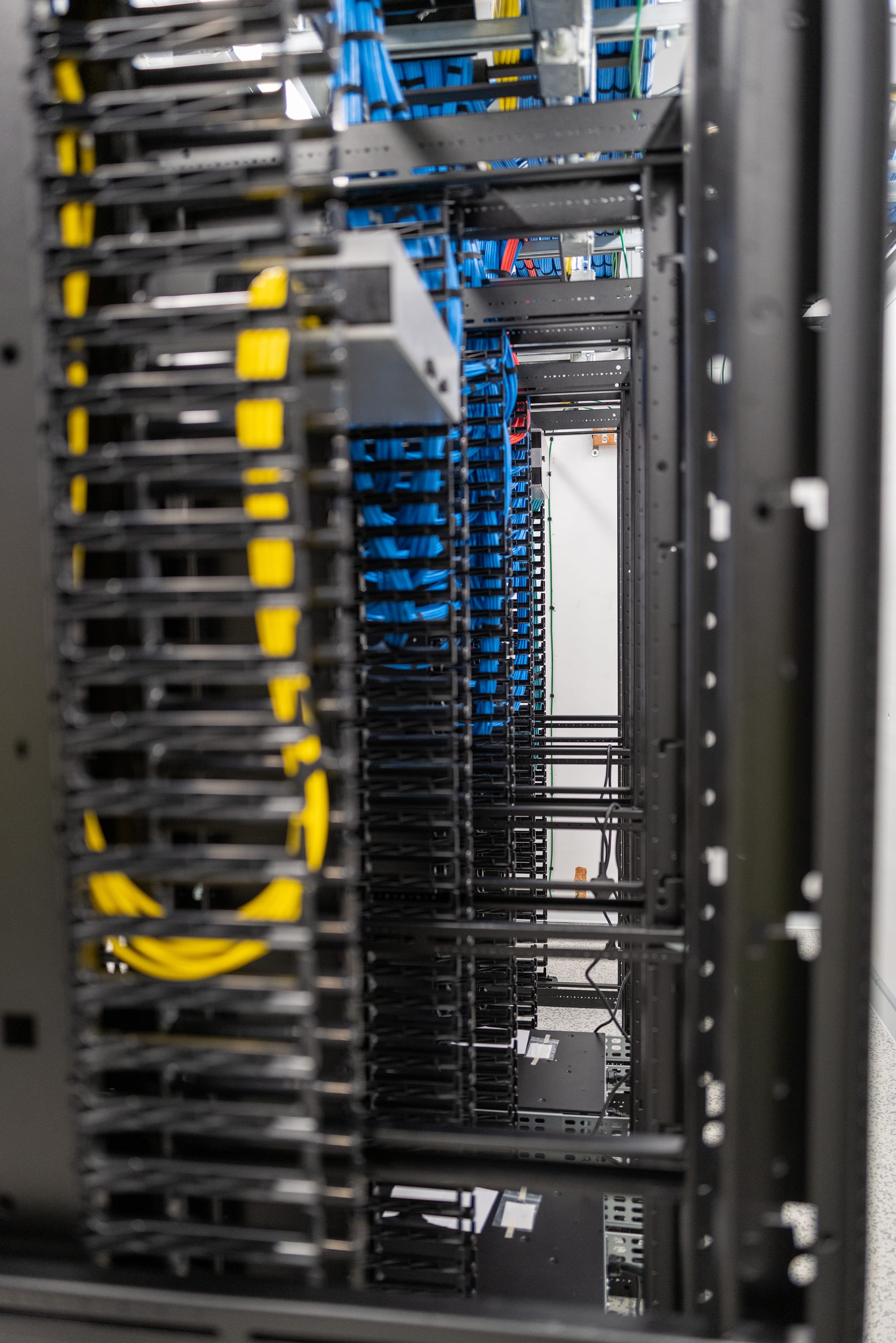 Close up of electrical storage.