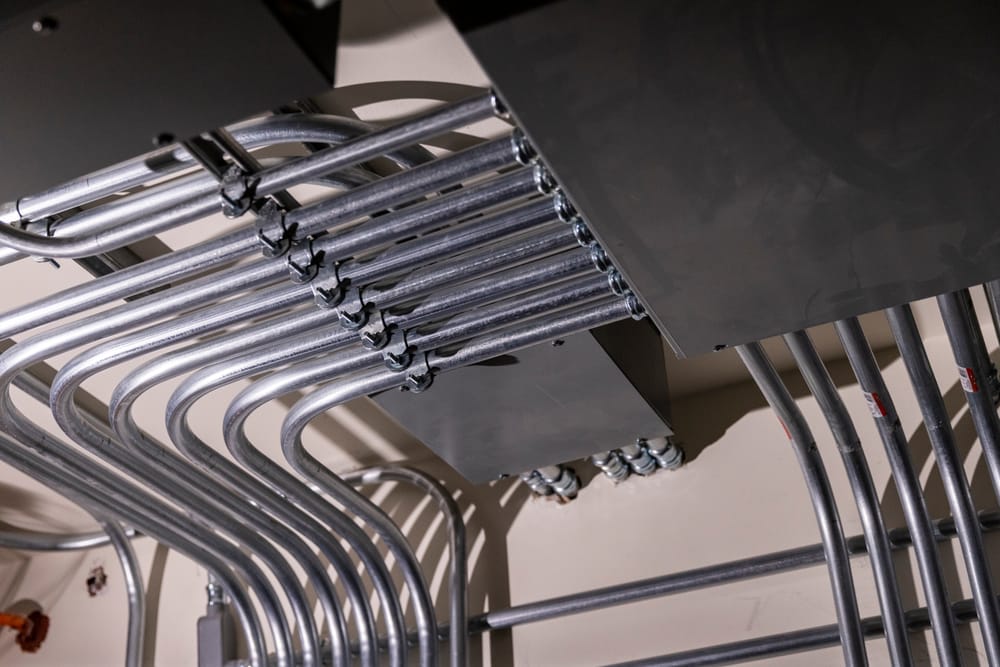 Electrical system close-up.
