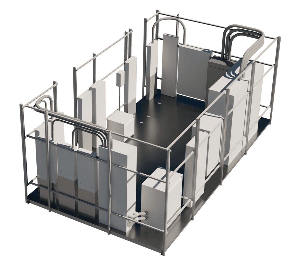 main electrical skid rendering