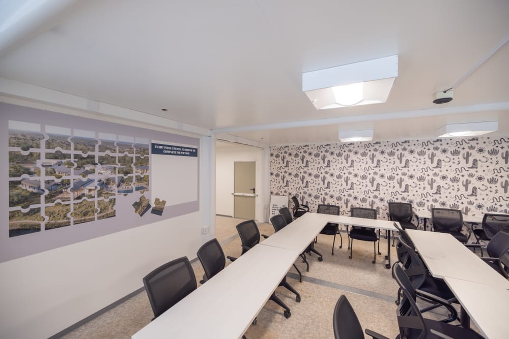 interior conference room example of a modular office