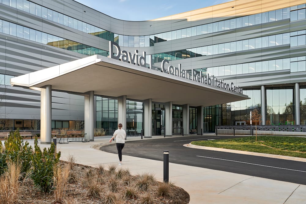 Atrium Health Carolinas Rehabilitation David L Colnan Exterior Entrance Photo