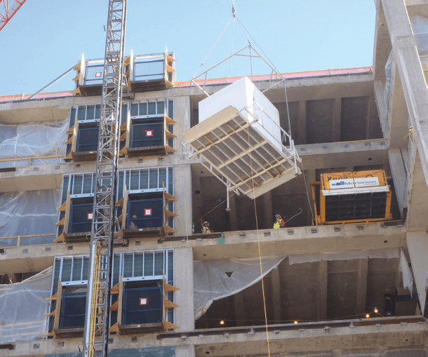 BayCare St. Joseph's Hospital pod delivery in flight